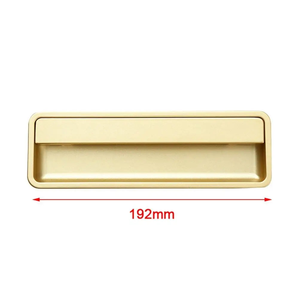 Aluminium Alloy Recessed Door Handle | Flush Cabinet Pull Knob