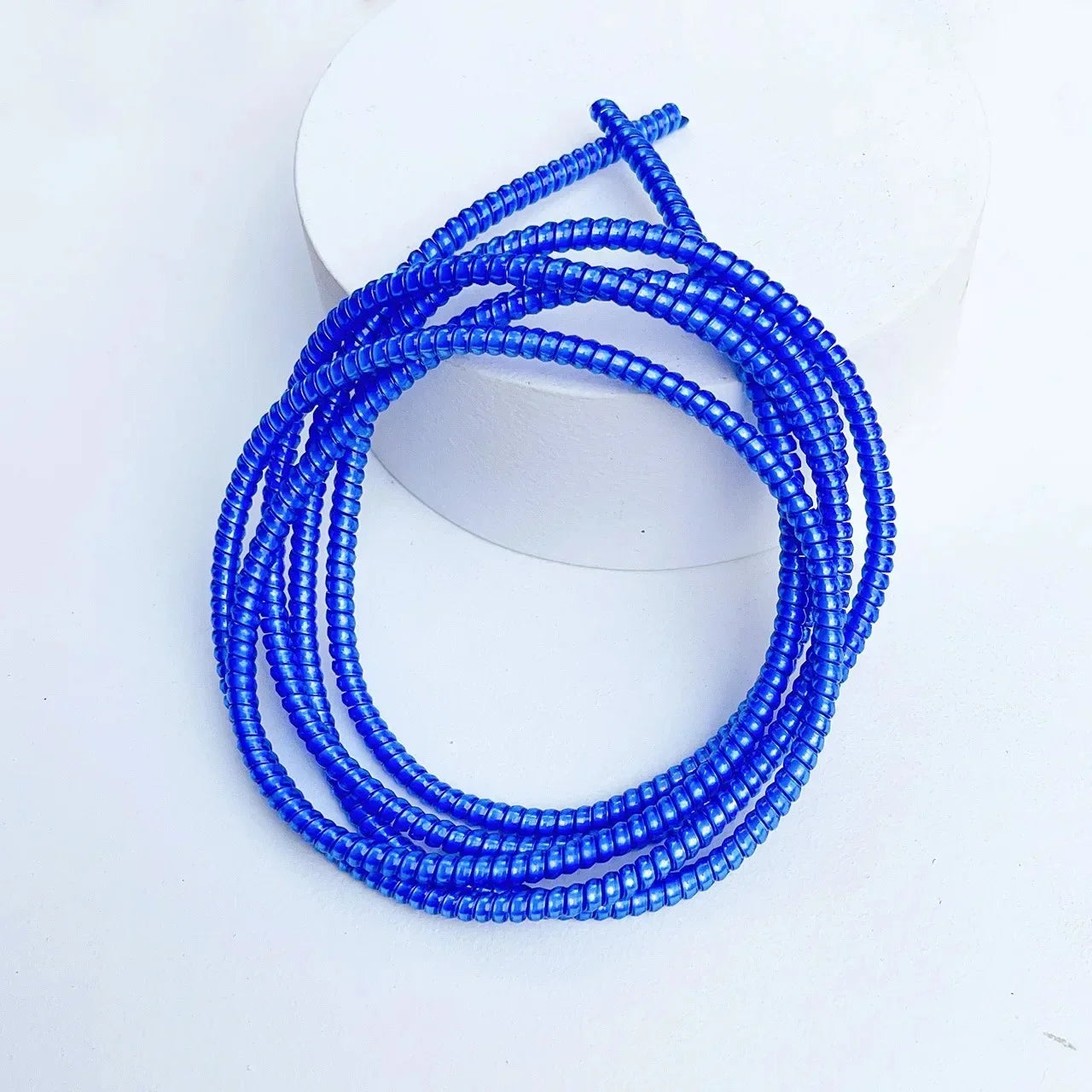 2/1Pcs New 1.6M Mermaid Telephone Data Protection Rope Color Advanced Environmental Protection Material Wrapped Cable Oasis Select Blue
