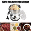 Mini Electric Grinder 300ml Ultrafine Pulverizer for Baby Food Coffee Spice Pepper Grain Mill with 2/4 Blades for Household Use Oasis Select silver EU