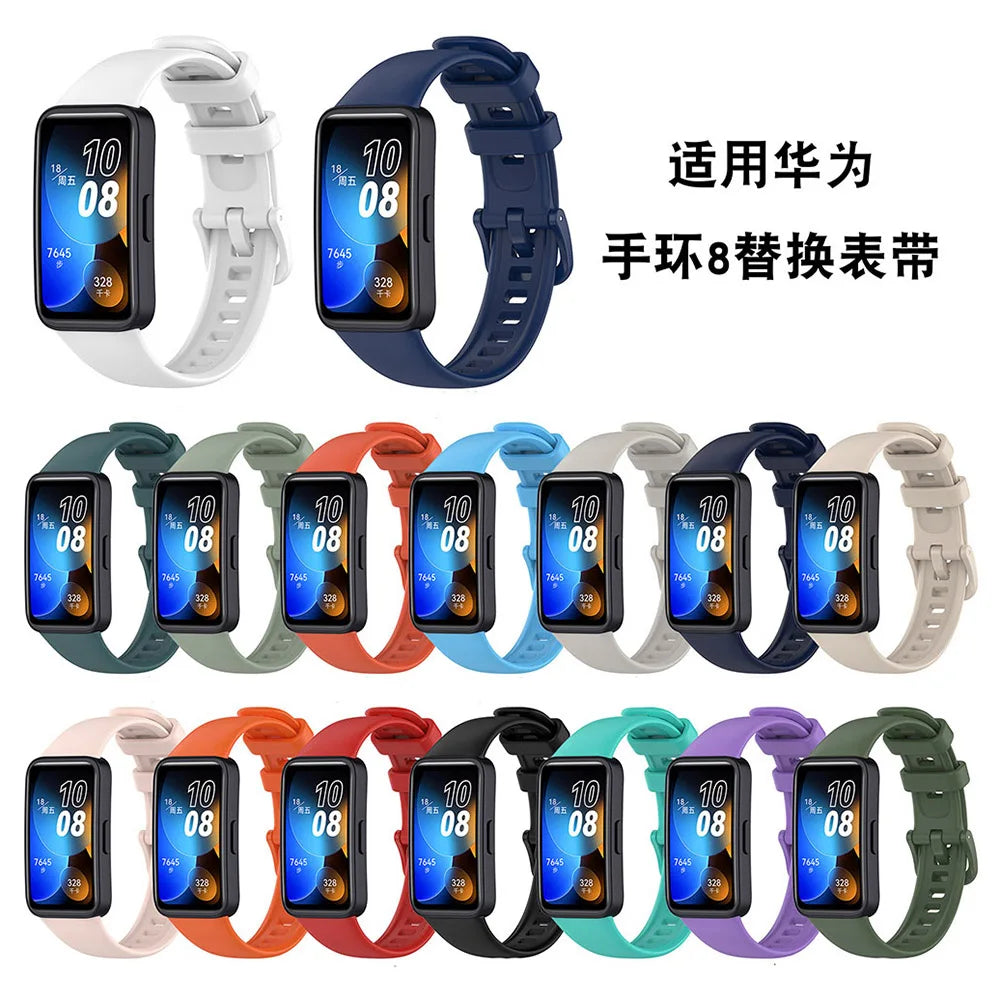 Silicone Strap & Case for Huawei Band 8, 9 & 10 | All Sizes Smart Watch Band Oasis Select