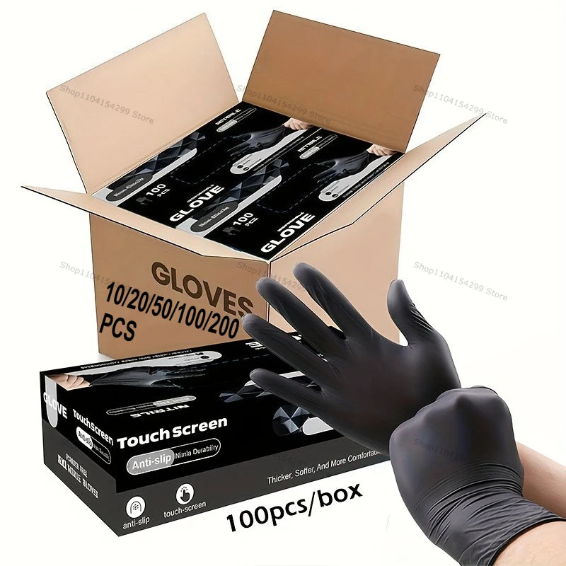 Disposable Nitrile Waterproof Gloves Dish Washing Kitchen Household Gloves Dog Wash Cleaning Glove for Food Working Latex Gloves Oasis Select