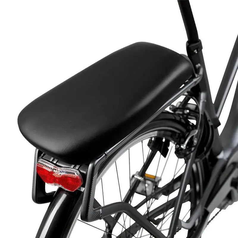 Bicycle Rear Seat PU Leather and Sponge Back Seat Cushion Soft Thickned Seat Cover Bike Accessories Bicycle Passenger Seat Oasis Select