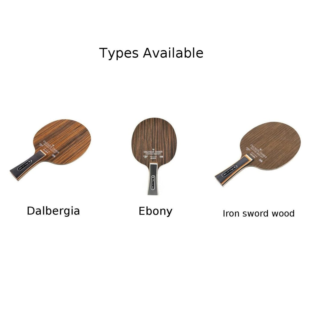 1PC Table Tennis Blade Ebony Dalbergia Pingpong Racket Bottom Plate 5-Ply 6.2mm Ping Pong Paddle Board Bat Racquet Long Handles Oasis Select