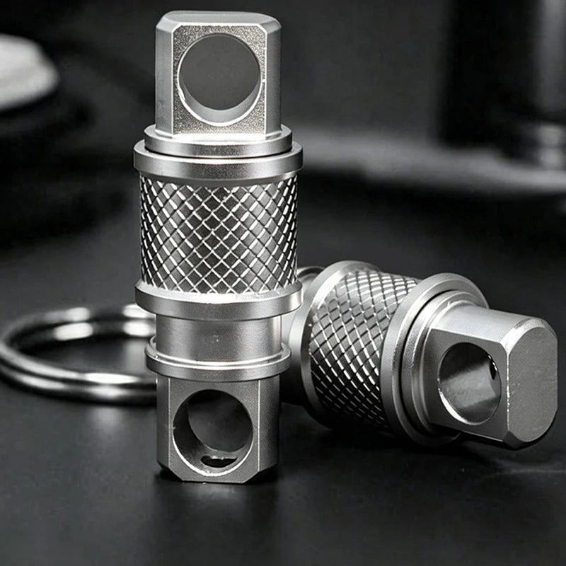 Aluminum Alloy Universal Rotating Buckle 360° Multi-Functional Storage Clip for Bag Key Daily Organizer Accessory Oasis Select