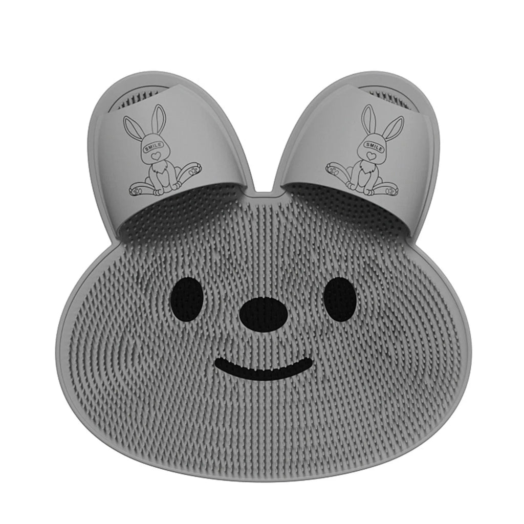 Rabbit Shape Silicone Bath Mat | Non-Slip Suction Cup Shower Pad