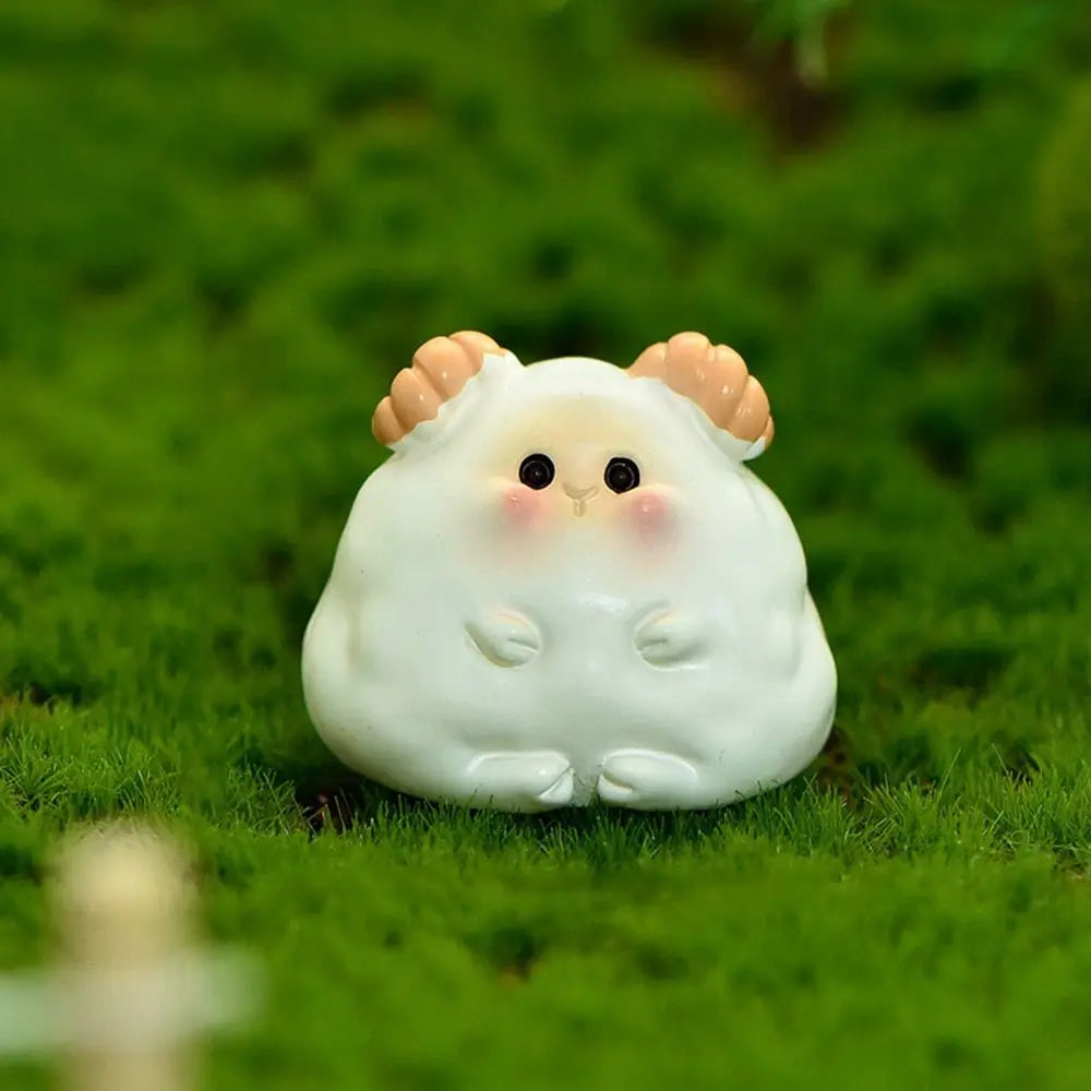 Resin Zodiac Animal Figurine | Micro Landscape Ornament & Gift