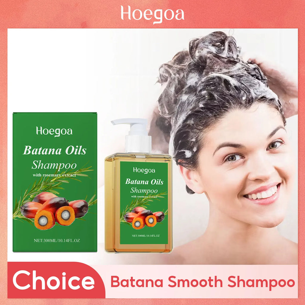Batana Hair Growth Shampoo Anti Loss Restore Damaged Split Hair Nourishing Oil Control Deep Cleansing Hair Regenerating Shampoo Oasis Select