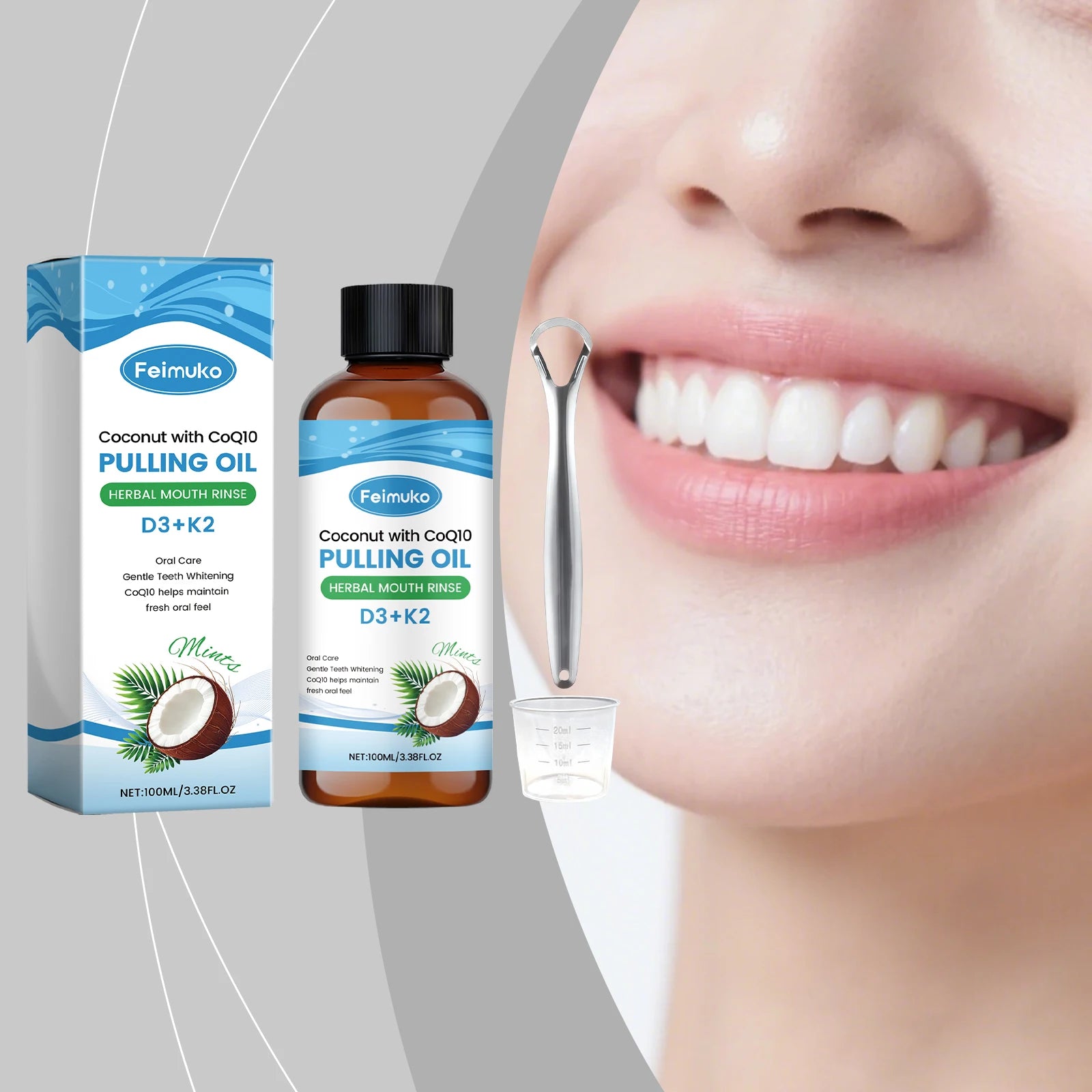 Fresh Breath Mouthwash Everyday Oral Care for Teeth, Fresh Fragrance Care Set Oasis Select