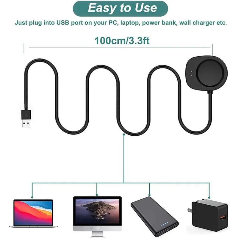 Magnetic Charger for Amazfit Balance A2286/Balance 2/T-Rex 3 Smartwatch Charger Dock Oasis Select