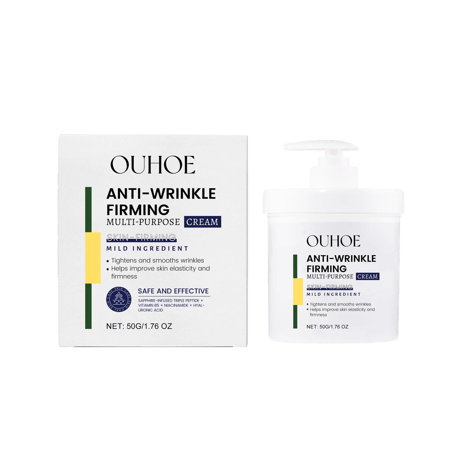 Face Firming Cream Tightening Skin Anti Wrin-kle Nourish Hydrating Tender Skin Lifting Soothing Repair Body Lotion Moisturizer Oasis Select 50g boxed