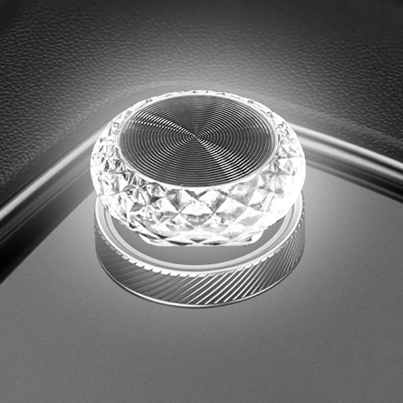 Portable Car USB Ambient Light Mini LED Decorative Atmosphere Lamps For Auto Interior Environment Light Computer Light Plug Play Oasis Select White