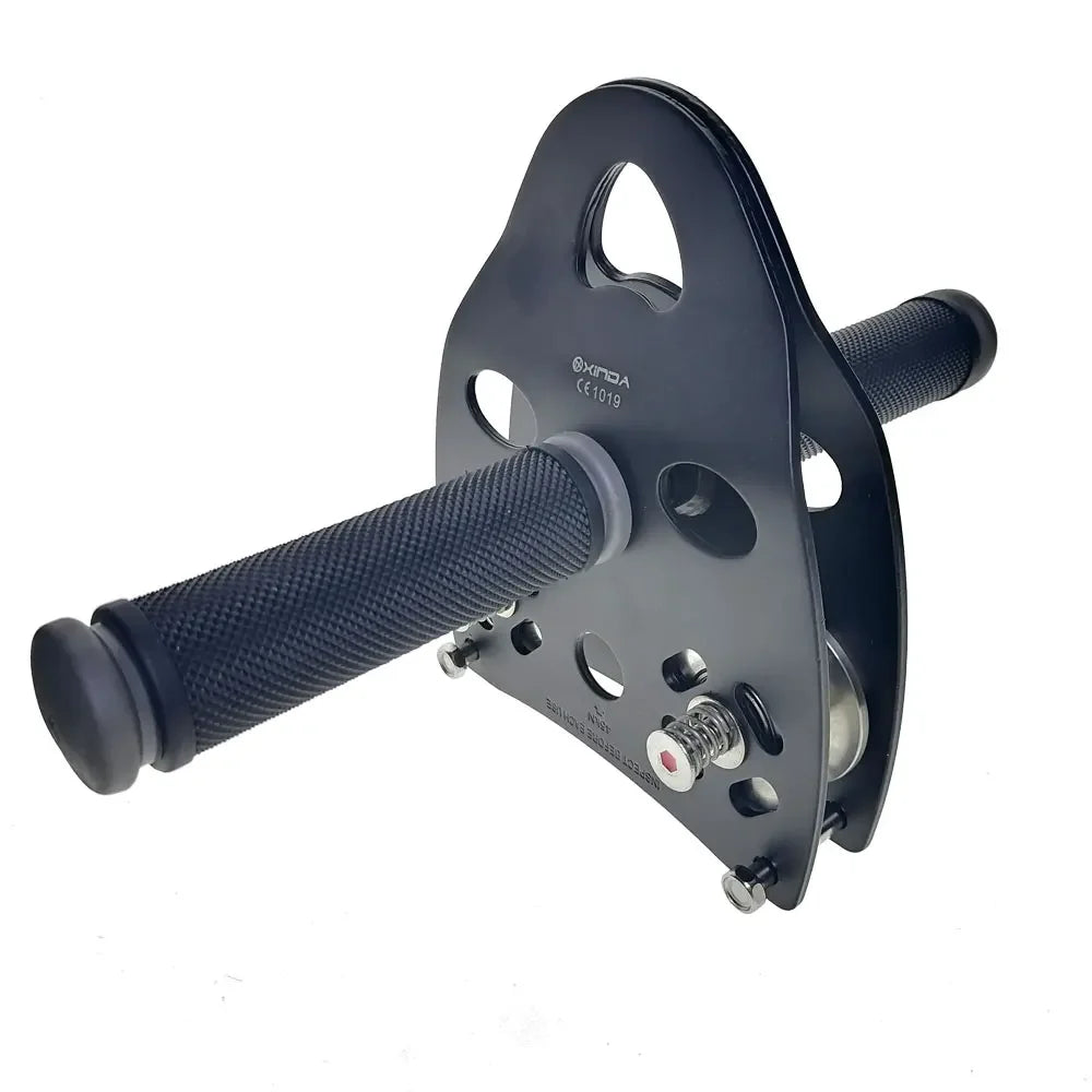 45KN Outdoor Zip Line Cable Ride Trolley With Double Pulley For Rock Climbing Caving Rescue Equipment Oasis Select