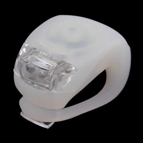 Silicone Bike Light Bicycle Light Front Lamp Bike Lantern Waterproof Bicycle LED Flashlight Lantern Tail Light For Dropshipping Oasis Select White