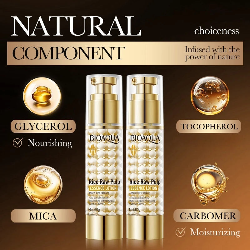 Rice Puree Essence Lotion 60g – Moisturizing & Brightening Skin Care Moisturizing Essence Lotion Oasis Select
