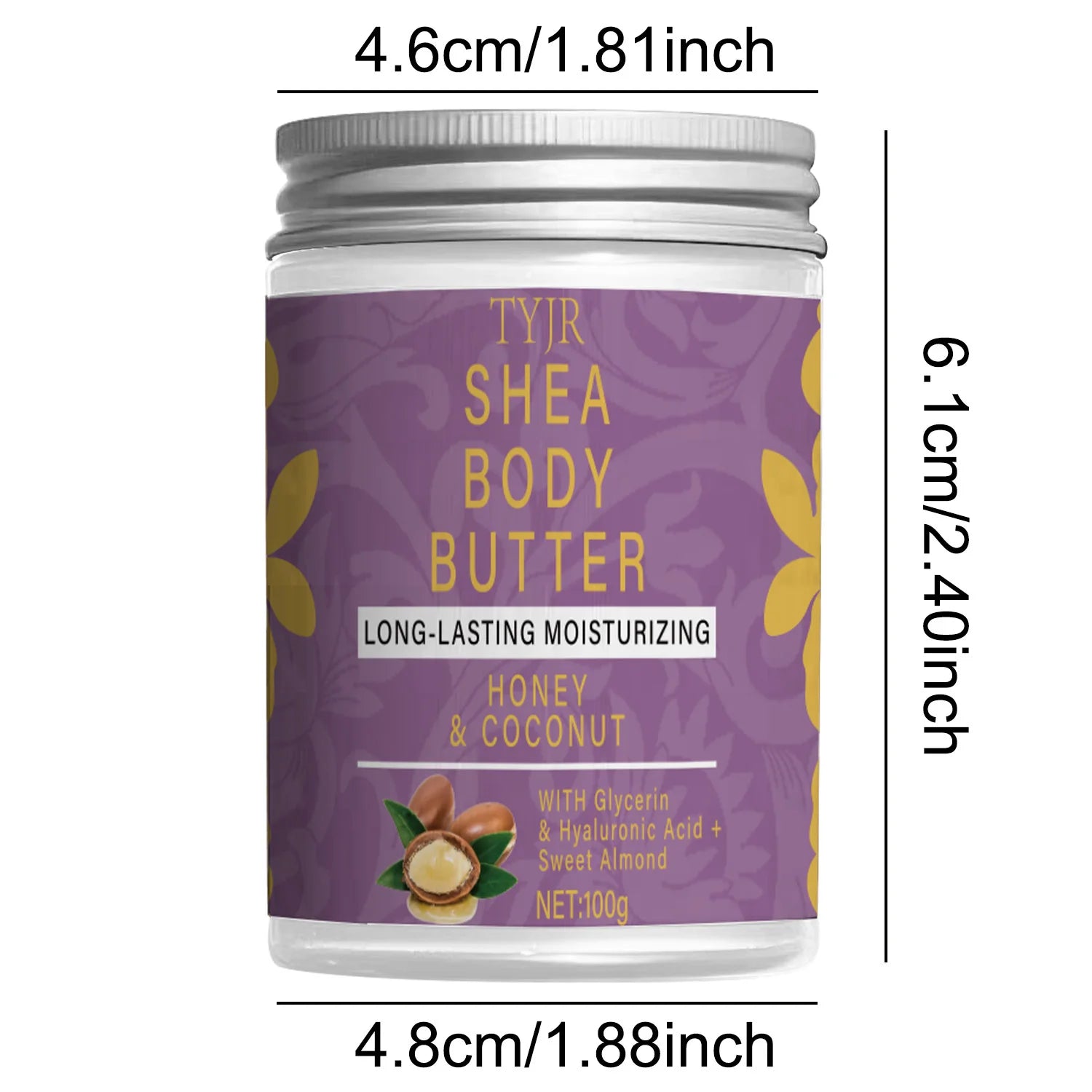 Organic Unrefined Shea Body Butter Oil 100g – Deep Moisture Body Butter Oil Oasis Select