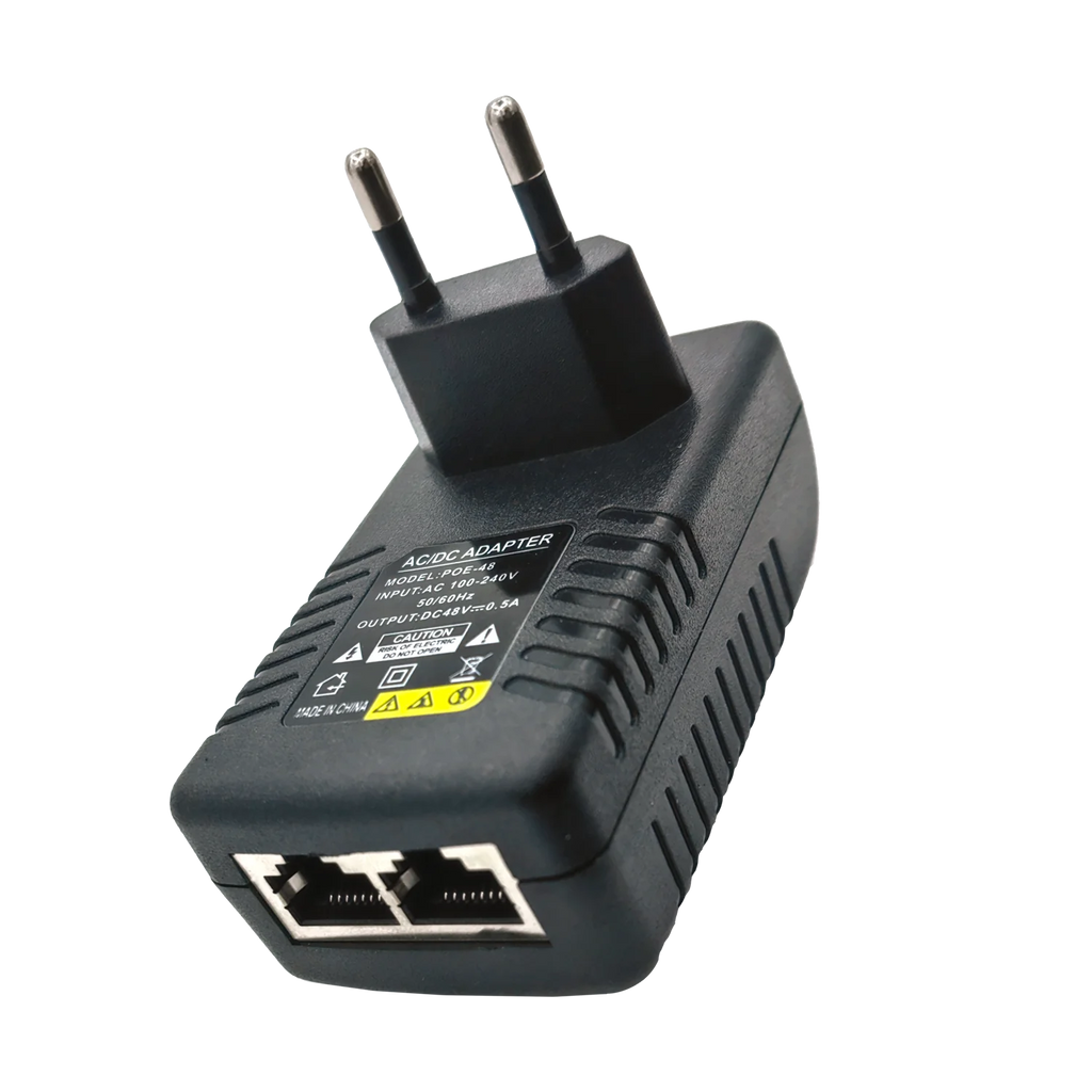 48V POE 0.5A EU Plug CCTV Security Surveillance POE Power Supply Adapter for Injector Ethernet IP Camera POE Switch NVR Router Oasis Select