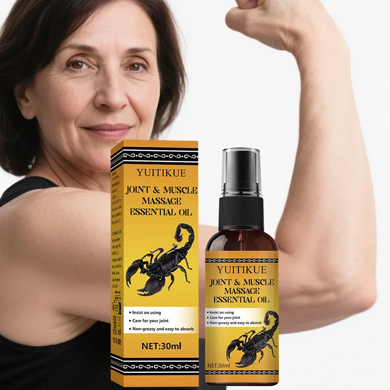 YUITIKUE Joint Muscle Massage Oil 30ml - Sport & Daily Care, Non-Sticky Fast Absorption, for Active & Elderly Users Oasis Select