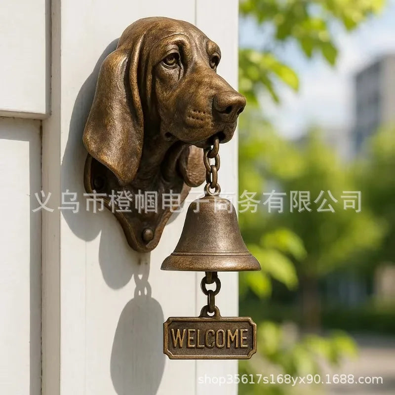 Basset Hound Welcome Doorbell Animal Series Welcome Doorbell decorative figurines Oasis Select Basset