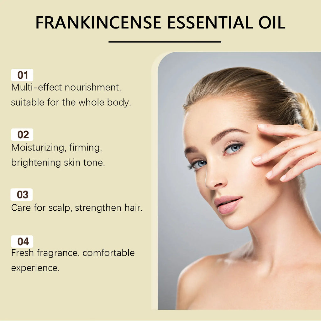 Frankincense Essential Oil for Hair, Skin & Body – 60ml Essential Body Oil Oasis Select
