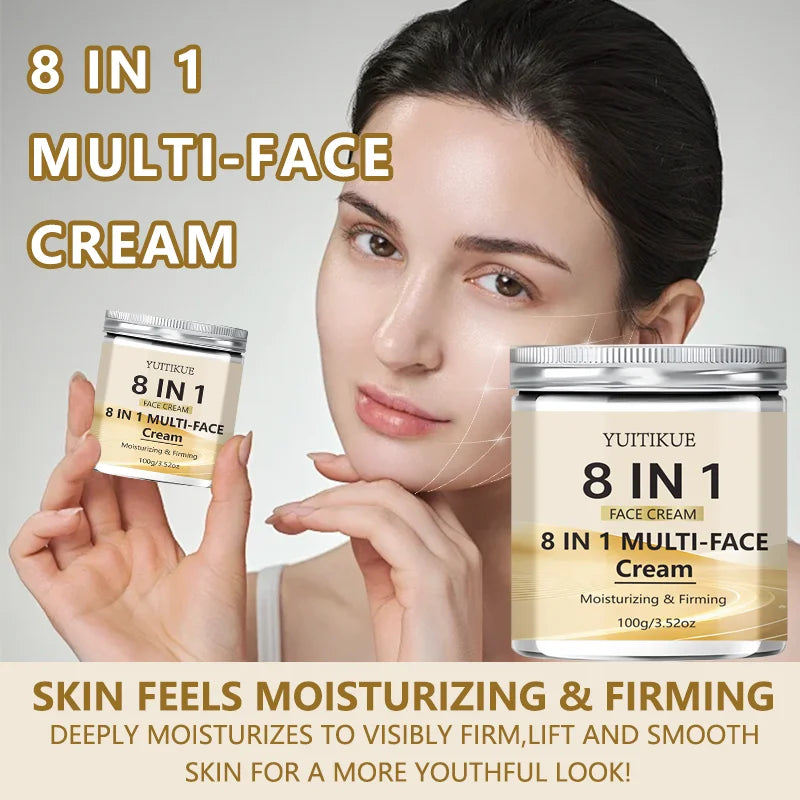 8-in-1 Face Cream – Retinol, Collagen & Hyaluronic Acid 100g
