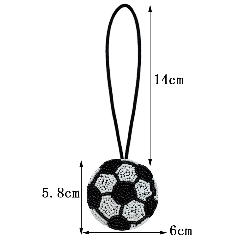 Fashion Animal Beaded Patch Pet Dog Diy Iron-on Applique For Bags Clothes Lanyard Accessories Embellishment Pendant Oasis Select Soccer