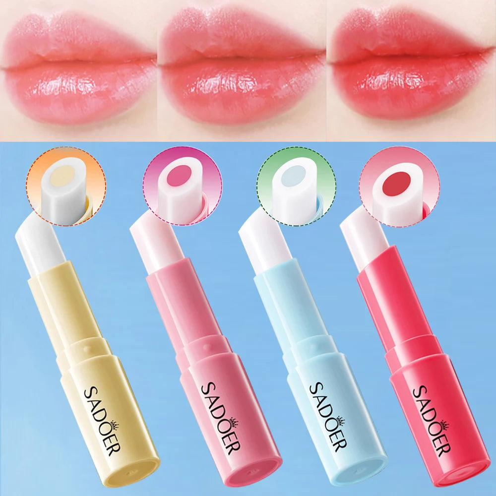Honey Peach Color-Changing Moisturizing Lip Balm 2.5g Color-Changing Lip Balm Oasis Select