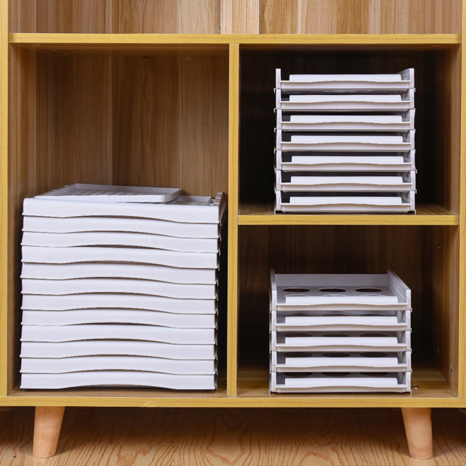 Bedroom Storage Shelves Wardrobe Closet Layered Partitions Home Drawers Organizer Stackable Storage Box Space Separation Tool Oasis Select