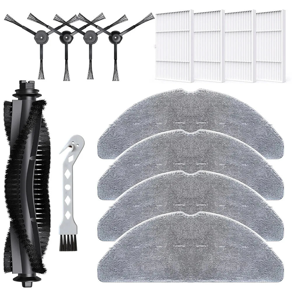 Replacement Main Side Brush Filter Mop Cloth Kit For Lubluelu B40 / B40 Plus Vacuum Cleaner Accessories Oasis Select
