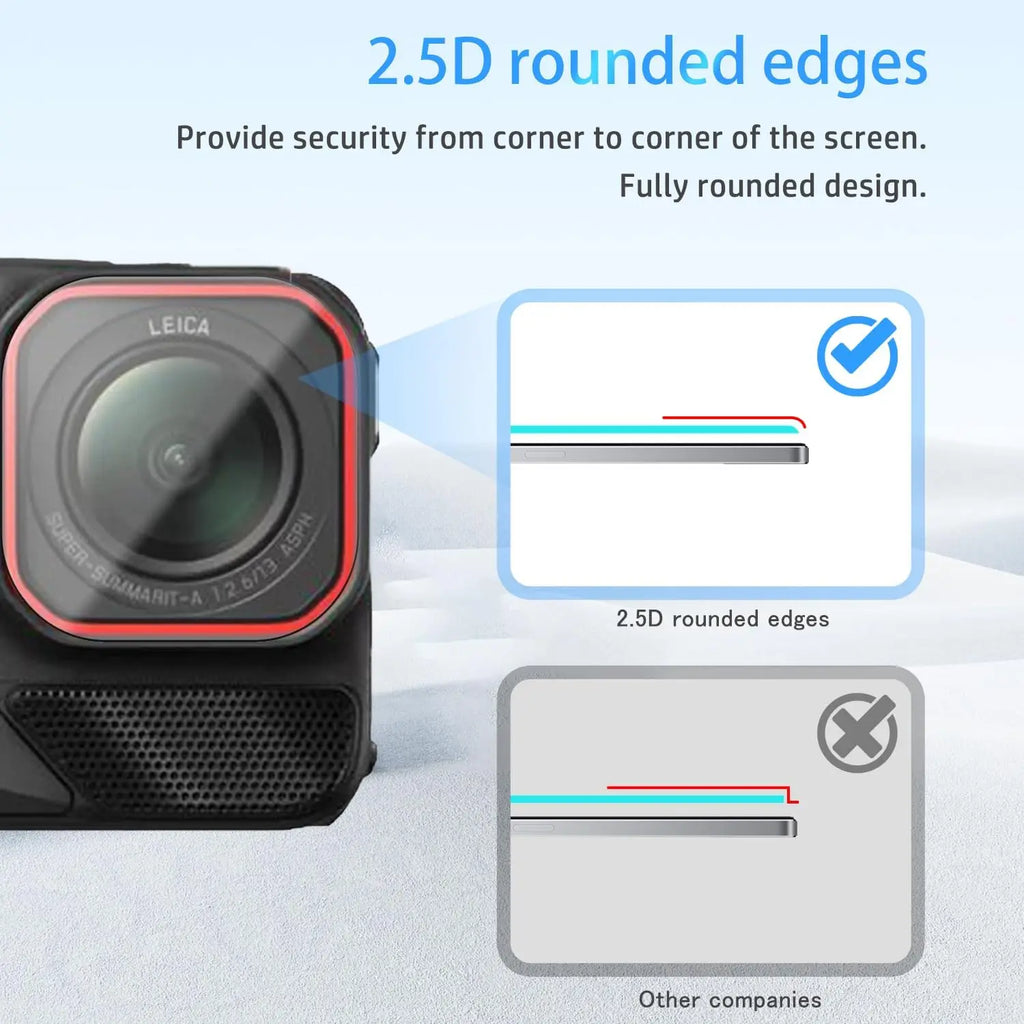 Insta360 Ace Pro 2 Tempered Glass Screen & Lens Protector 9H