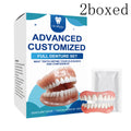 Oralhoe Dental Cosmetic Set: Natural Gap Correction, Smile Enhancement, Comfortable Material, Denture Care Kit Oasis Select 2set