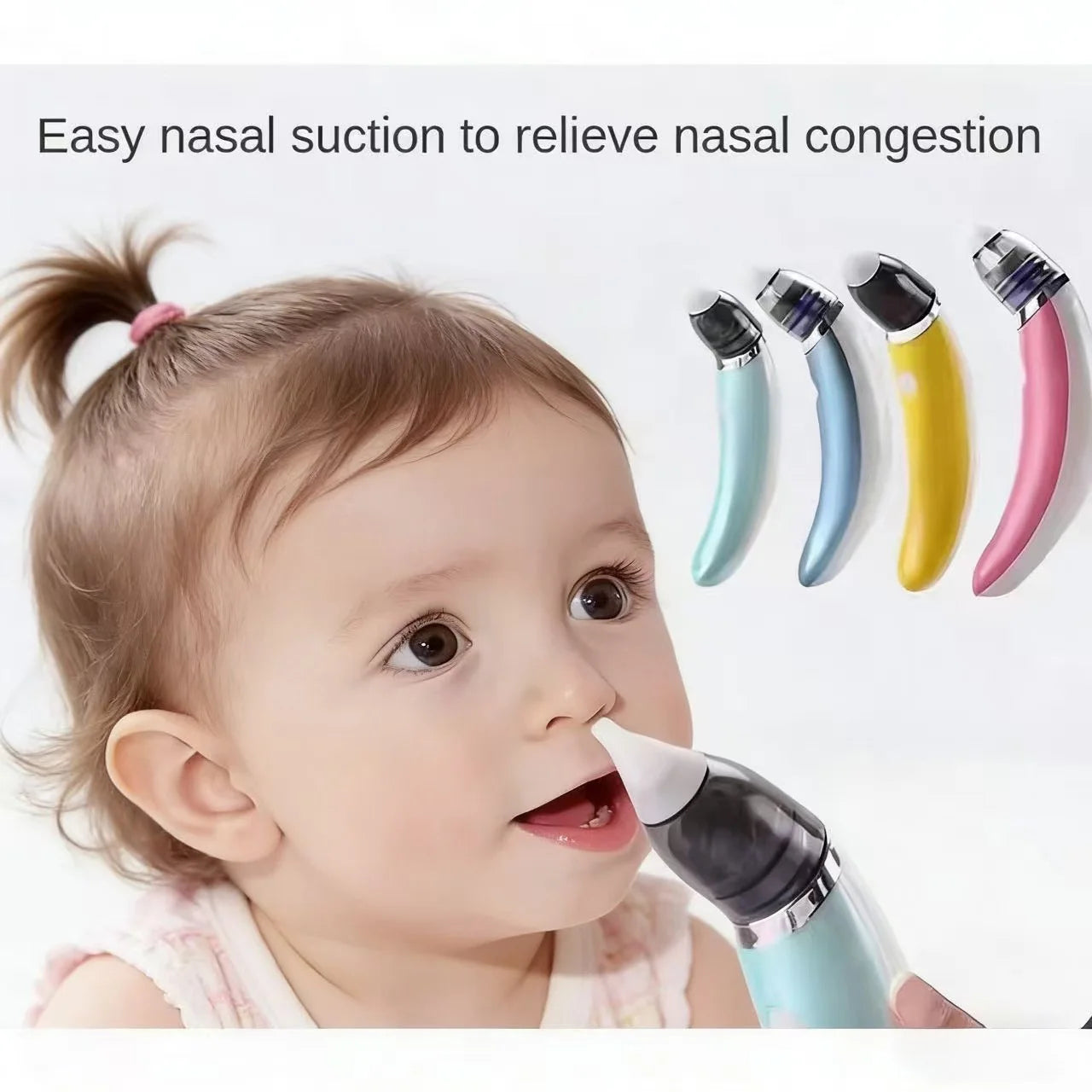 Jaysuing Electric Baby Nasal Aspirator – Safe & Painless Baby Nasal Aspirator Oasis Select