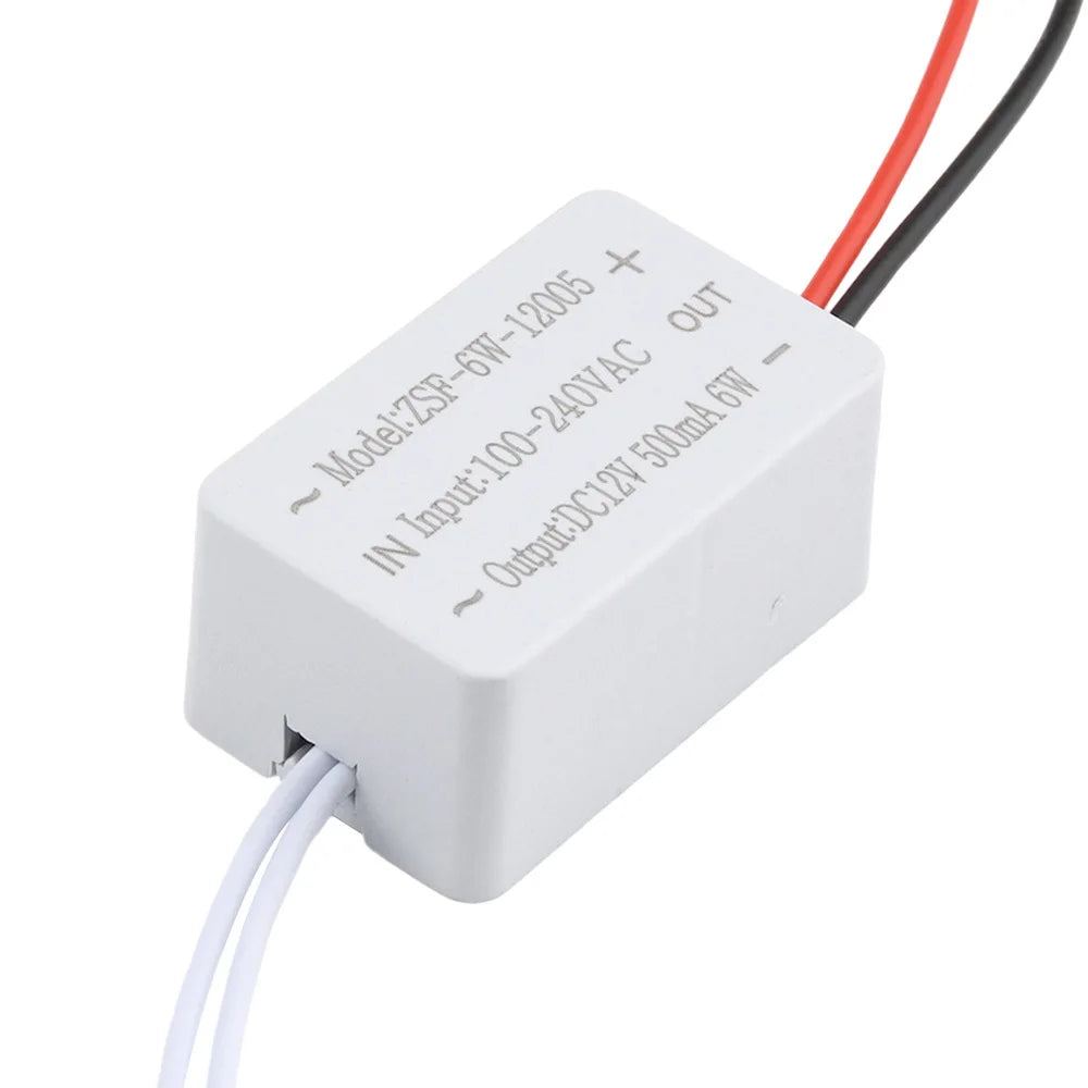 12V 6/12/18/24/36/48/60W LED Driver Constant Voltage Driving Power Supply 0.5/1/1.5/2/3/4/5A Power Supply Lighting Transformers Oasis Select