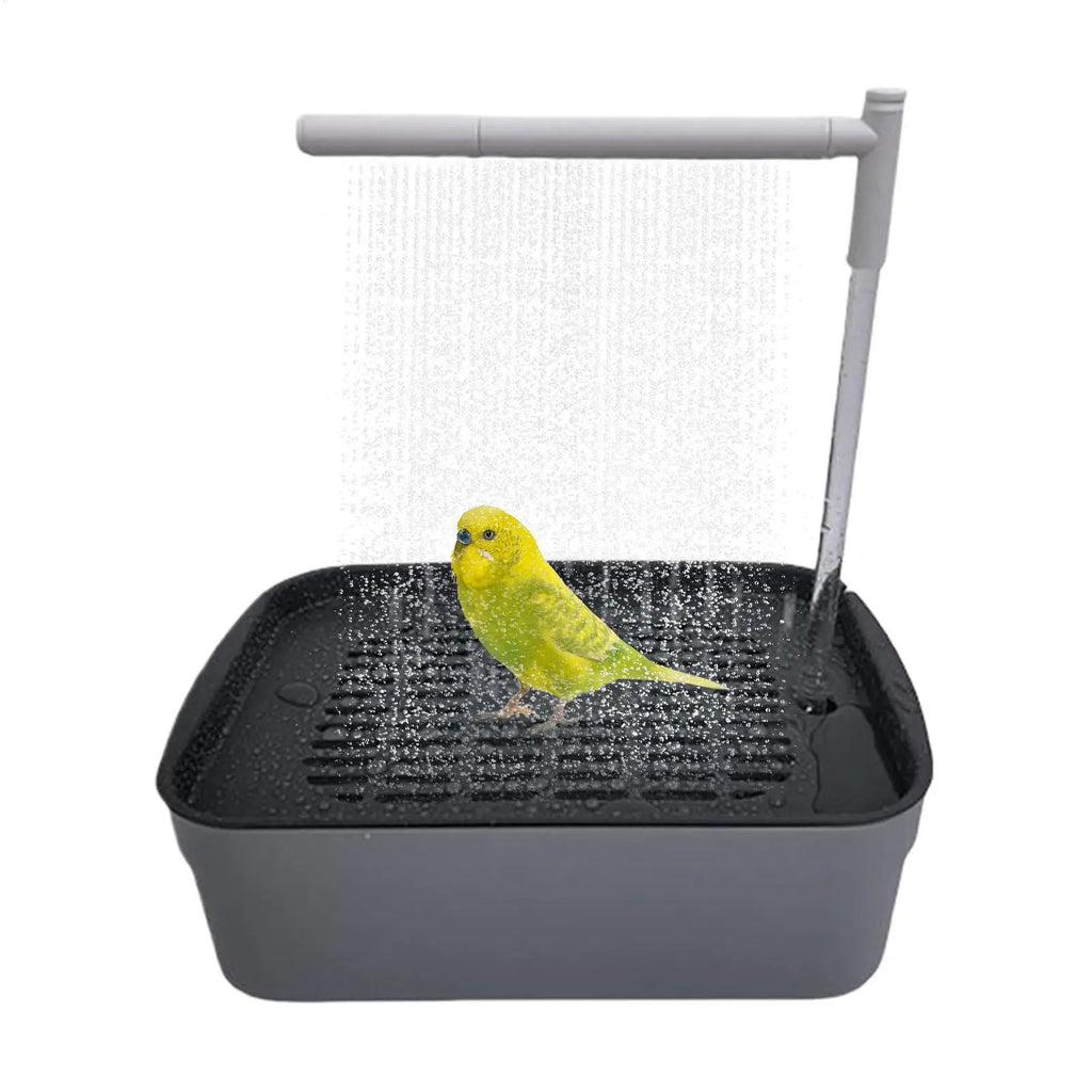 Parrot Bath Pet Bird Bath Automatic Parrot Bathtub Rechargeable Tub with Circulating Faucet Pet Supplies Bathing Accessories Oasis Select
