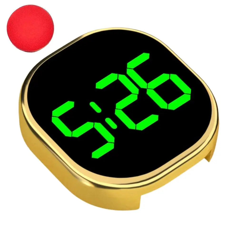 Mini LED Digital Car Clock – Stick-On Luminous Dashboard Clock