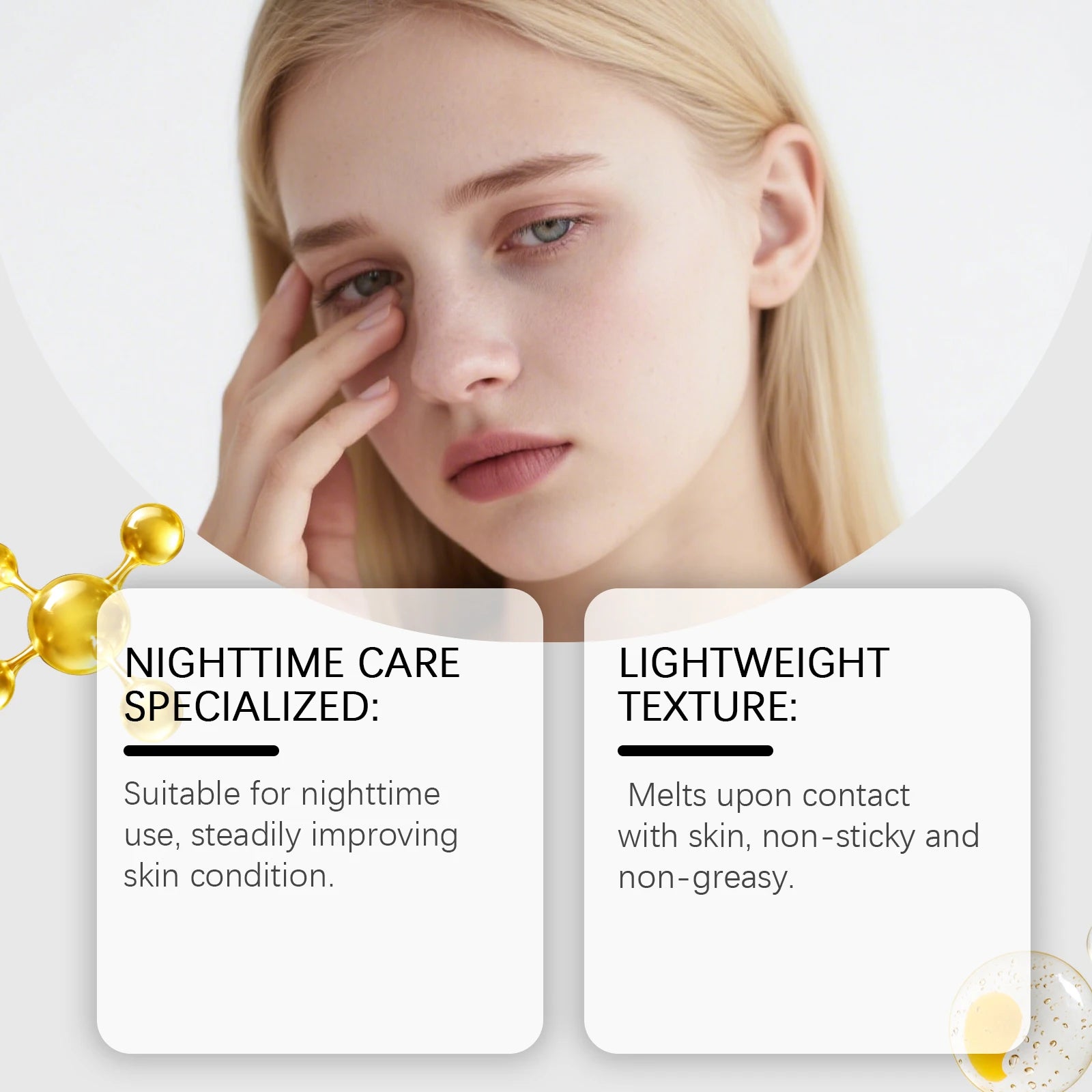 Retinol Eye Serum Tightening Booster Firming Fine Lines Dark Circles Hydrating Night Care 30ml Korean Repair Serum Skin Care Oasis Select