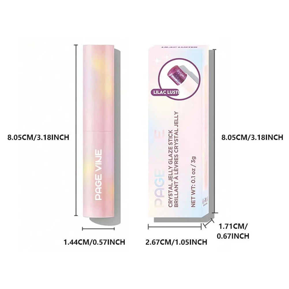 Sparkling Jelly Highlighter Stick Pearlescent Monochrome Shine Glitter Highlight Eyeshadow Stick High Gloss Face Brighten Makeup Oasis Select