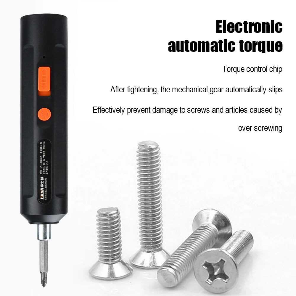 USB-Charging Electric Screwdriver Household Electric Screwdriver for Fastening Drilling and Screwdriving Tool Maintenance Tool Oasis Select Default Title