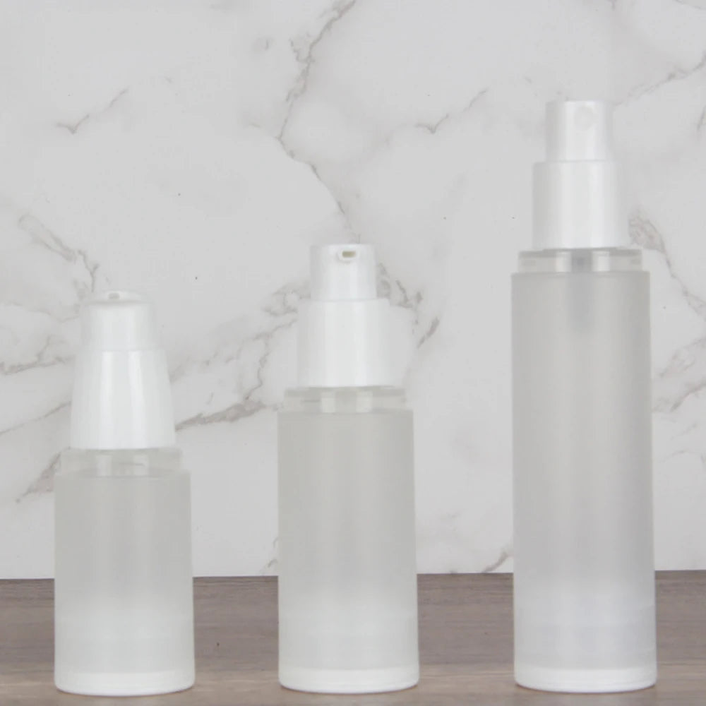 Airless Vacuum Pump Bottles 15ml–100ml | Travel Lotion Dispenser