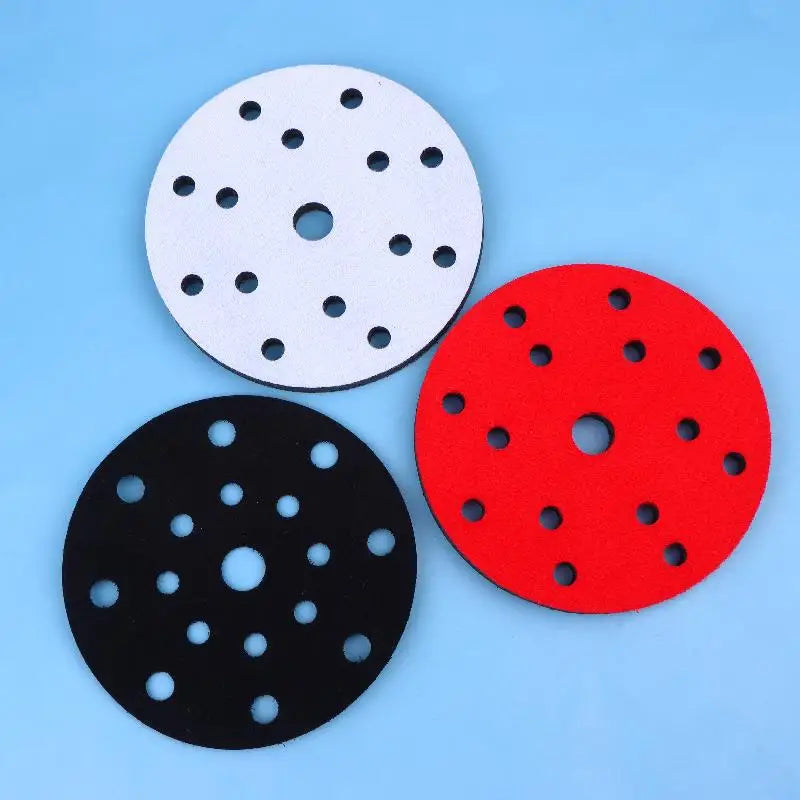 6-Inch 15-Hole Sponge Sanding Buffer Pad for Orbital Sanders