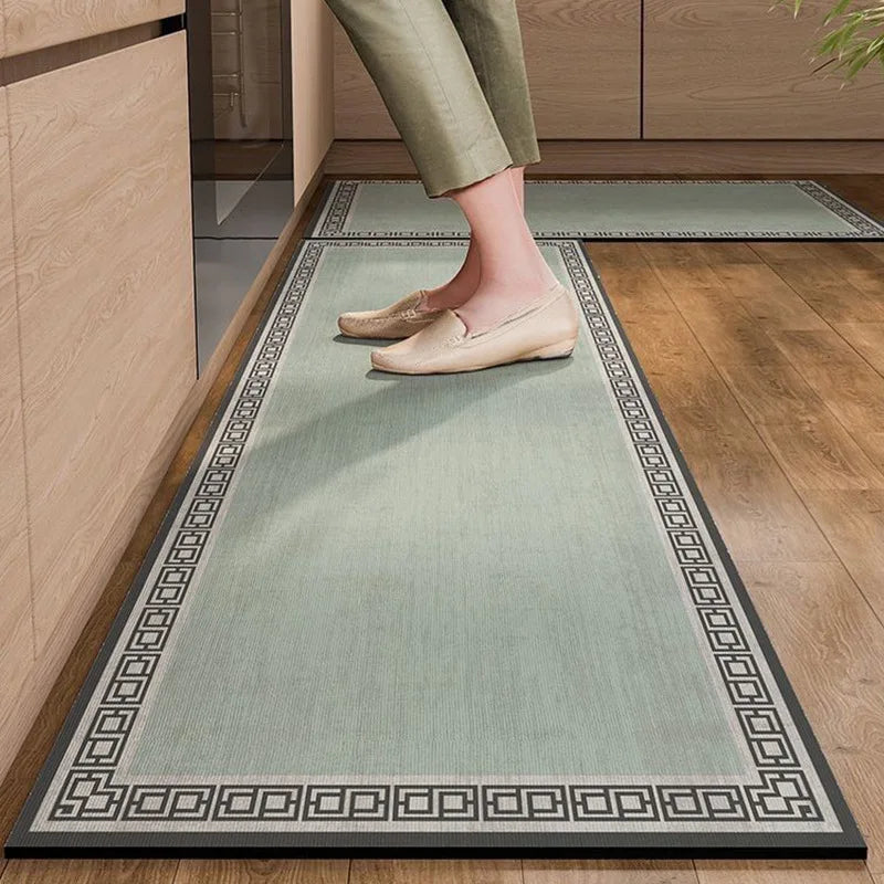 Diatomaceous Mud Kitchen Floor Mat Super Absorbent Doormats Bathroom Pad Anti-Slip Kitchen Mats Wipeable Wash Long Strip Carpet Oasis Select 09 40x60cm