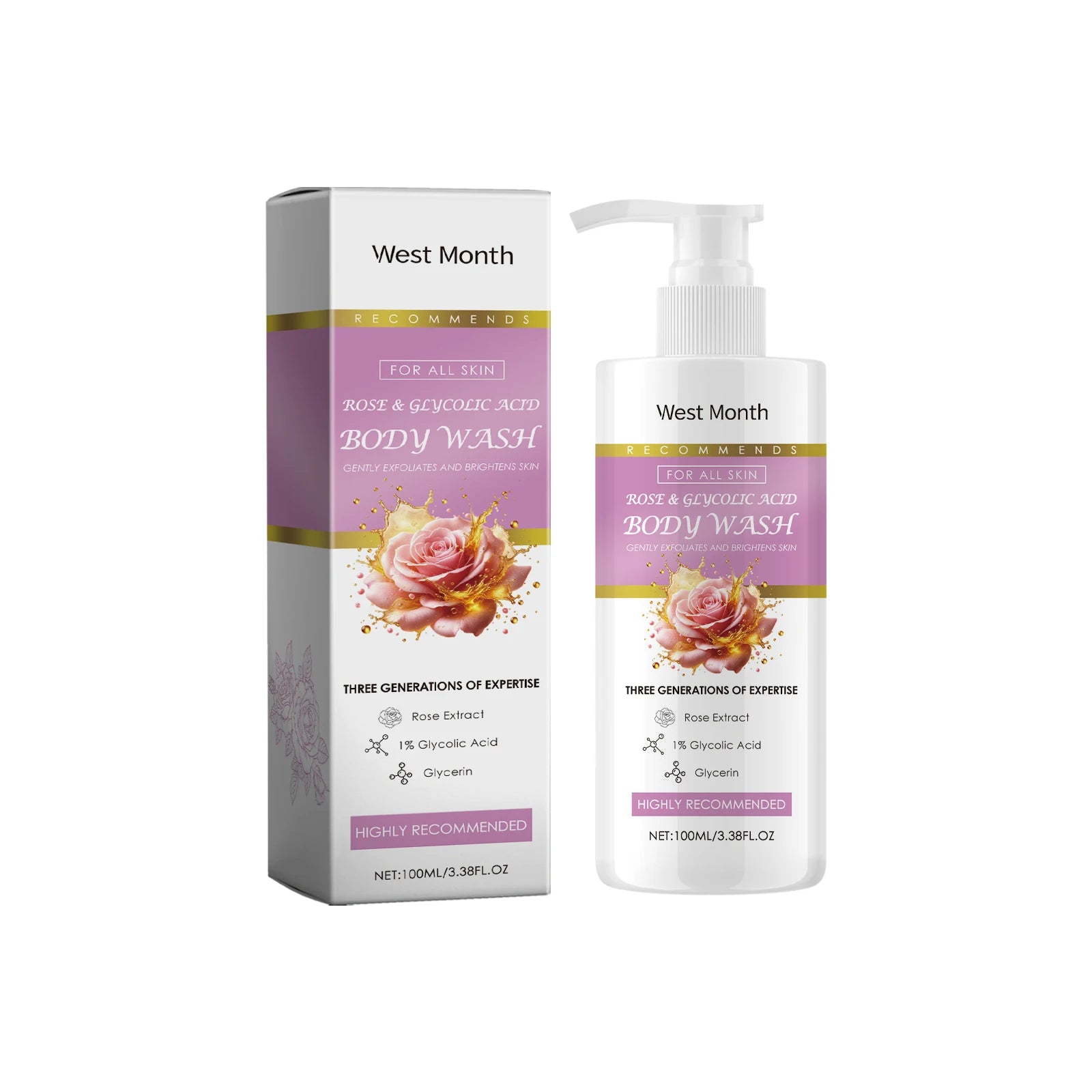 Exfoliating Body Wash – Smooth, Hydrated & Glowing Skin Exfoliating Body Wash Oasis Select 100ml boxed Moisturizing