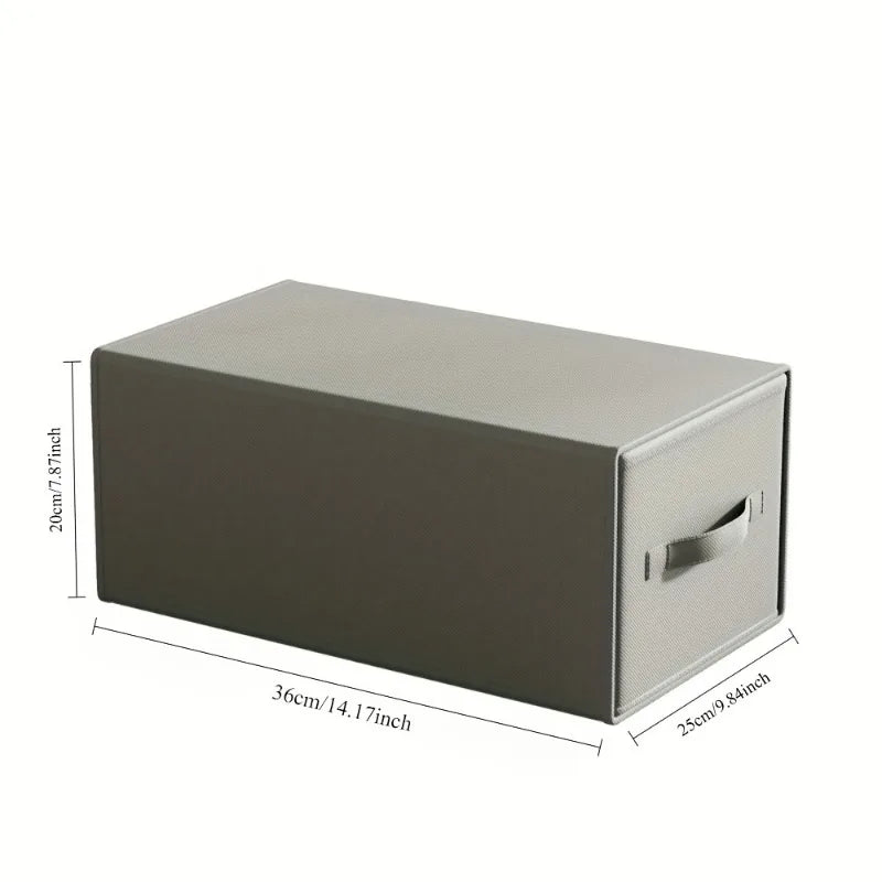 Wardrobe Organizer Drawer, Non-Waterproof, Multi-Purpose Storage Box for Clothes and Pants, Clothes Organizer Storage Oasis Select grey Medium