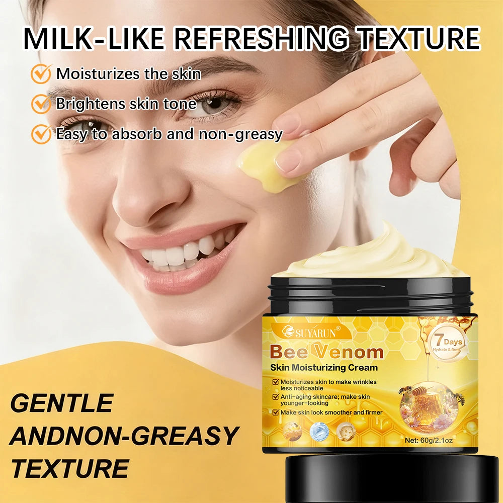 SUYARUN Bee Venom Face Cream – Hydrating & Firming All Skin Anti-Aging Face Cream Oasis Select