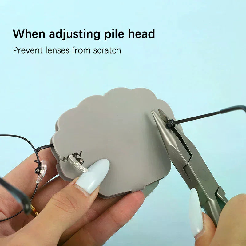 Double-Sided Silicone Glasses Lens Cover Protect Lens Scratch-Resistant Anti-Wear For Repairing Eyeglasses And Protecting Lenses Oasis Select