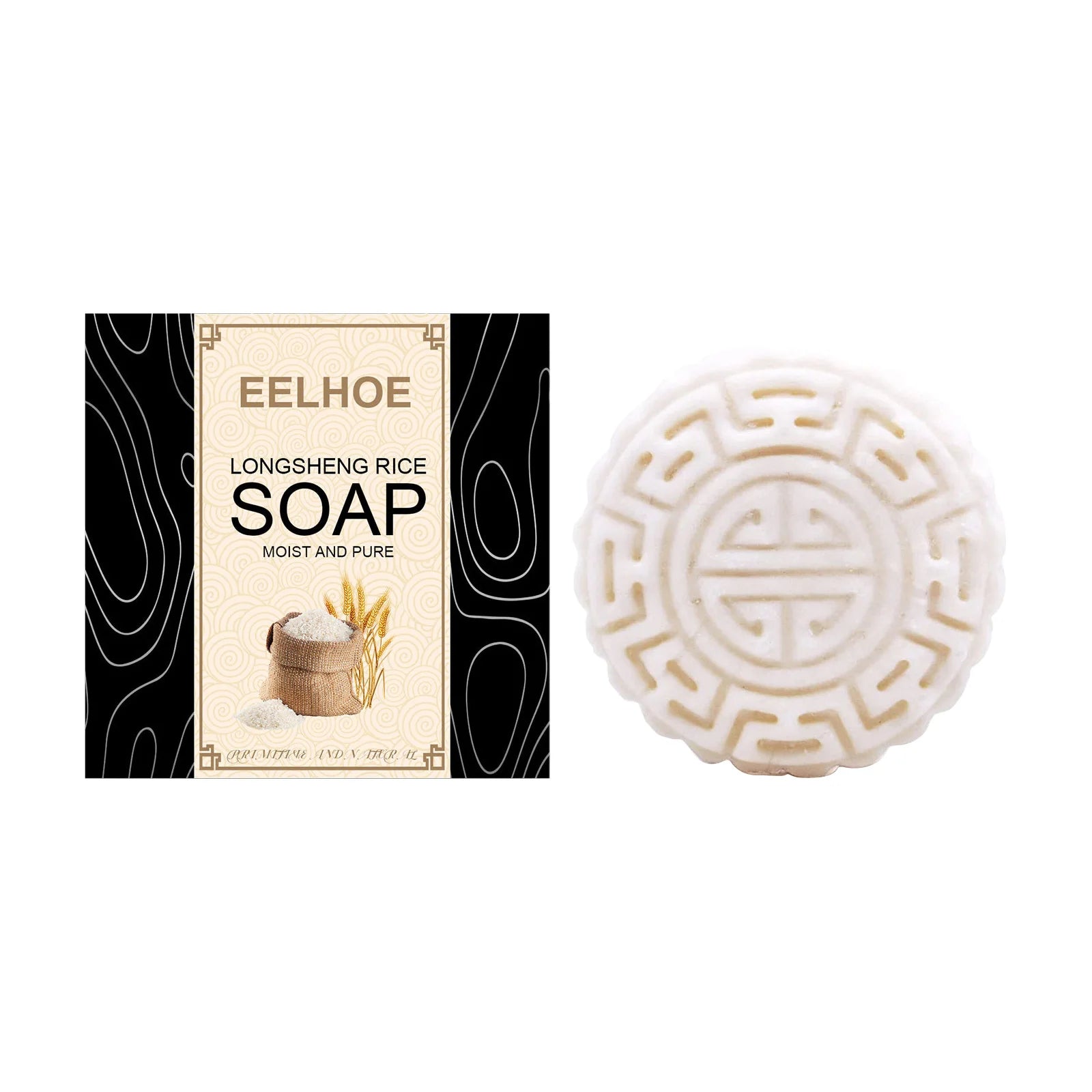 Rice Water Shampoo Bar – Hair Growth & Anti-Dandruff | Eelhoe