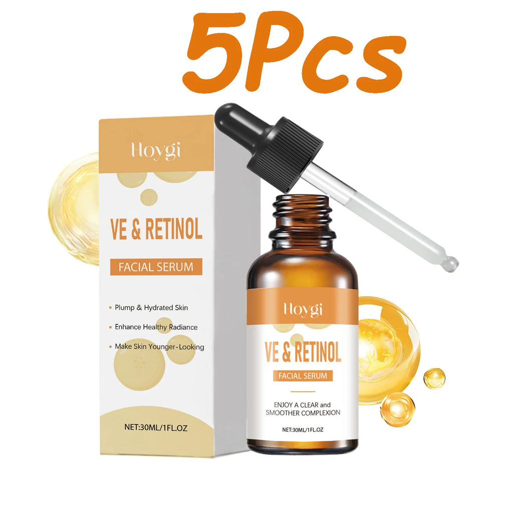 Hoygi Retinol & Vitamin E Face Serum – Anti-Aging 30ml Retinol Face Serum Oasis Select 5 x 30ml Boxed