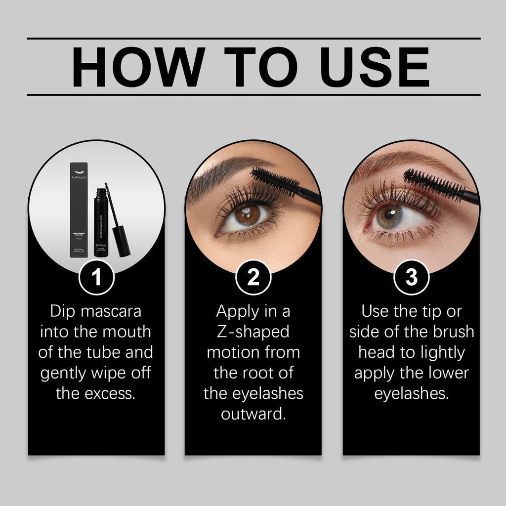 Eelhope Waterproof Lengthening Volumizing Mascara – Long-Lasting