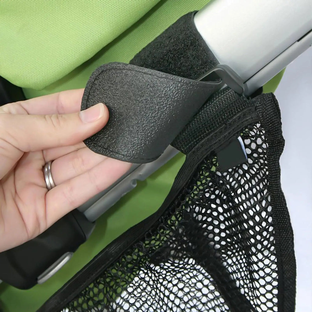 Stroller Mesh Bags Adjustable Straps Universal Non-Slip Side Sling Stroller Cargo Net for Travel Walking Outings Camping Picnic Oasis Select