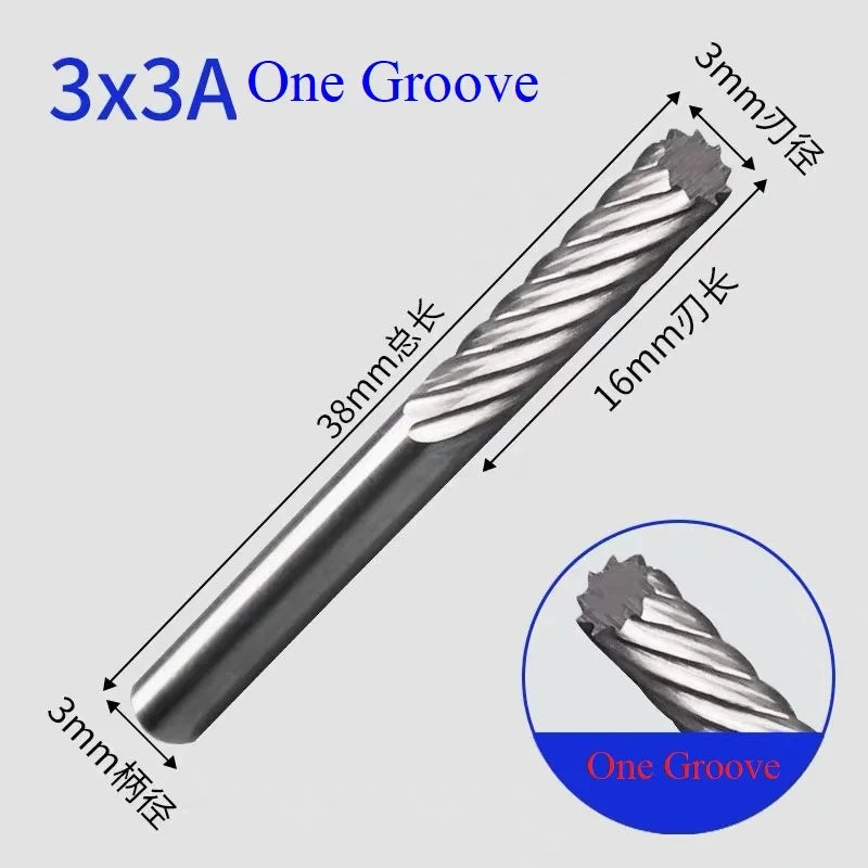 10/1pcs Tungsten Carbide Rotary File hard alloy rotary bur Drill Bit engraving cutter 3mm shank Grinding Head Oasis Select