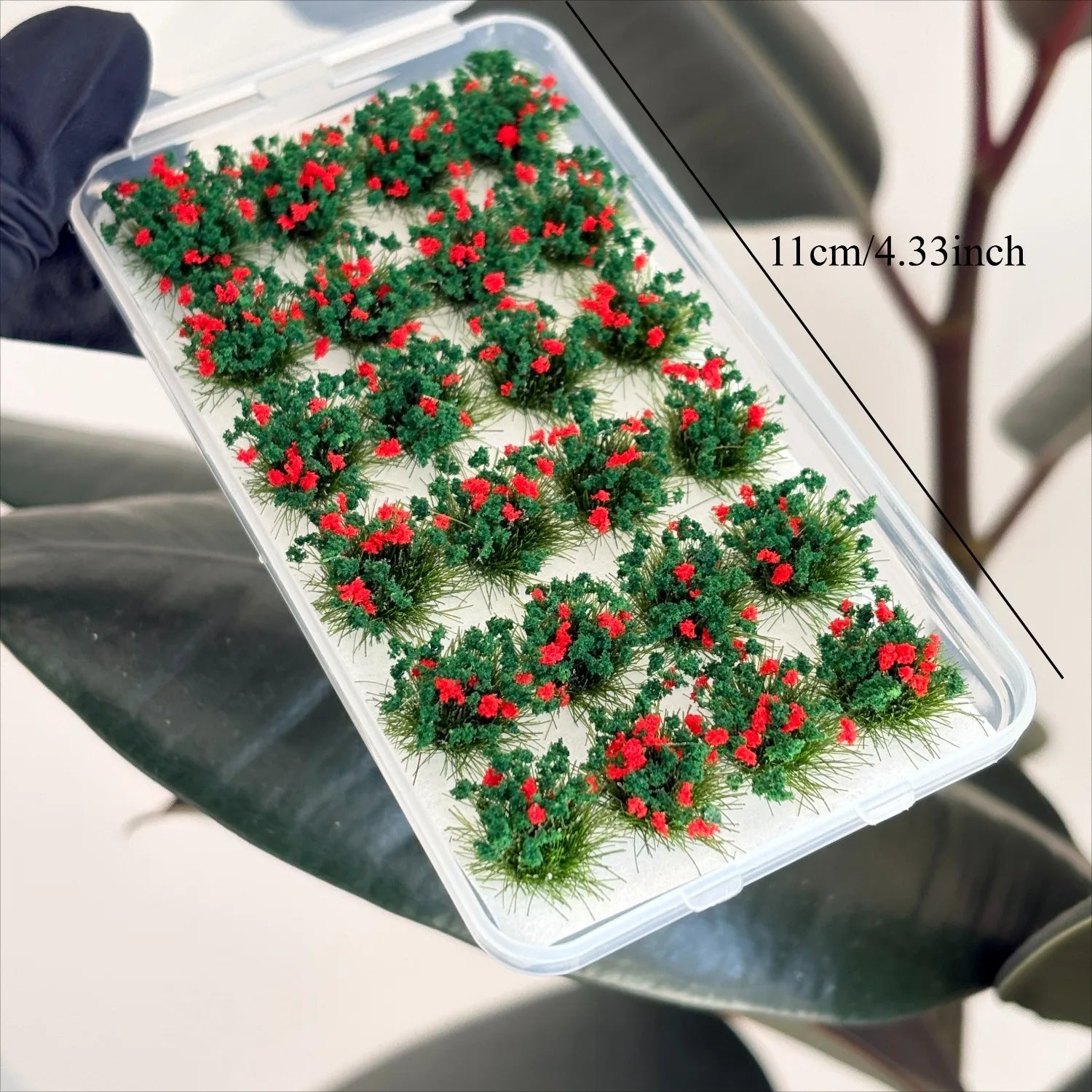 Grass Tufts Static Scenery Model Sand Table Building Layout Flower Cluster Landscape Wargame Miniature Garden Decor Oasis Select